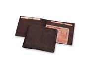 Brown Leather Slimfold Wallet
