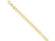 14k 6.25mm Polished Fancy Anchor Link Chain