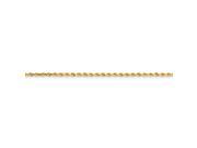 14k 2.25mm D C Rope with Lobster Clasp Chain