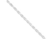 Sterling Silver 4mm Loose Rope Chain