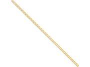 14k 1.5mm Anchor Link Chain