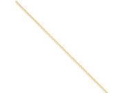14k .75mm D C Cable Chain