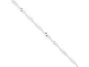Sterling Silver 3.00mm Singapore Chain