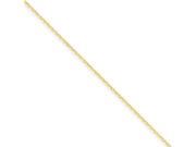 14k .95mm D C Cable Chain