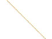 14k 1.5mm Cable Chain