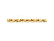 14k 8mm D C Rope with Barrel Clasp Chain