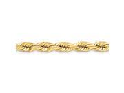 14k 10mm D C Rope with Barrel Clasp Chain