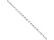 Sterling Silver 1.75mm Diamond cut Rope Chain