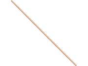 14k Rose Gold .84mm Box Link Chain