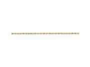 14k 1.5mm D C Extra Lite Rope Chain