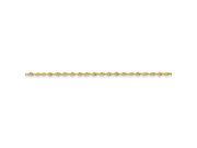 14k 1.8mm D C Extra Lite Rope Chain