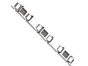 Stainless Steel Wire Polished 8.5in Bracelet