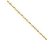 Stainless Steel IP Gold plated 2.0mm 24in Ball Chain