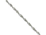 Stainless Steel 2.5mm 18in Singapore Chain
