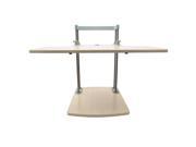 Dyconn WF3K6W Ergonomic Height Adjustable Sit Stand Desk Solution