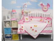 SoHo Designs Butterflies Garden Baby Crib Nursery Bedding Set 14 pcs included Diaper Bag with Changing Pad Accessory Case Bottle Case