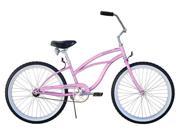Firmstrong Urban Lady 24 Single Speed Pink Women s 24 Beach Cruiser Bike