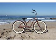 Firmstrong Urban Boutique Copperesque Single Speed Women s 26 Beach Cruiser Bicycle