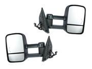 Chevy Silverado Sierra 07 13 Towing Power Heated With Signal Light Mirror Pair