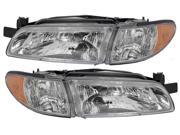 PONTIAC GRAND PRIX 97 - 03 HEAD LIGHT LAMP with BULB PAIR 16526112 16526111 PONTIAC GRAND PRIX 97 - 03 HEAD LIGHT LAMP with BULB PAIR 16526112 16526111