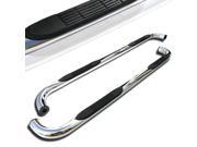 Ford F150 Super Crew Cab Chrome 3 Stainless Running Board Side Step Nerf Bars