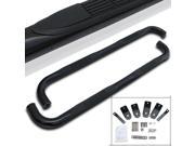 Chevy GMC C K Pickup Extended Cab 2Dr Black Side Step Bar Running Boards