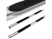 Acura MDX 4Dr Chrome S S 3 Side Step Nerf Bars Running Boards Pair
