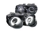 Acura Integra Rs Gs Ls Black Halo Projector Headligths Lamps