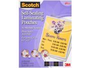 Scotch Self Sealing Laminating Pouches 25ct