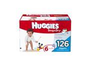 Huggies Snug n Dry Diapers Size 6 35 lbs. 126 ct.
