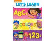 Dora the Explorer Let s Learn 3 Pack 123s Abcs Colors DVD