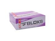 Clif Shot Bloks Electrolyte Chews Mountain Berry 18 2.1 oz