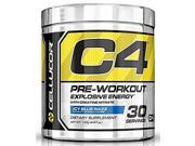 Cellucor C4 Explosive Preworkout with Creatine Nitrate Icy Blue Razz 30 Serv