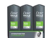 Dove Men Care Body and Face Wash Extra Fresh 18 oz. 3 pk.