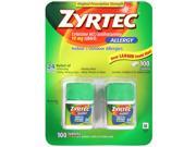 Zyrtec Cetrizine HCl Antihistamine 10mg 100 tablets