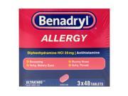 Benadryl Allergy Ultra Tabs 48 ct. 3 pk.