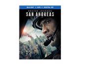 San Andreas Blu ray DVD UltraViolet