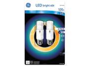 GE LED Bright Stik Soft White 16 watt 100 watt replacement 2pk