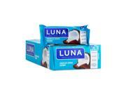 Clif Luna Bar for Women Chocolate Dipped Coconut 15 1.69 oz 48 g bars