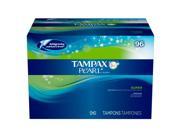 Tampax Pearl Unscented Tampons Super 96 ct.