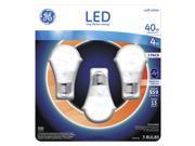 GE 4 Watt LED Soft White A15 Ceiling Fan Light Bulb 3 Count