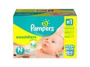 Pampers Swaddlers Diapers Size N 162 ct.
