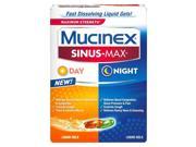 Mucinex Sinus Max Day Night Congestion Cough Liquid Gels 48 Count