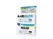 BPI Sports A HD Elite SOLID Combo Stack 30 Capsules Each