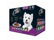 Cesar Canine Cuisine Wet Dog Food Variety Pack 3.5 oz. 40 ct.
