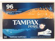 Tampax Pearl Unscented Tampon Super Plus Absorbency 96 count