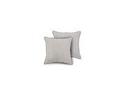 24 Toss Pillows in Assorted Fabrics 2 Pack Linen Gray
