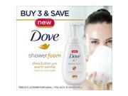 Dove Shower Foam Body Wash Shea Butter 13.5 fl. oz. 2pk.