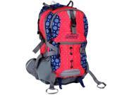 Coleman Kids Hydration Backpack Red Polka Dot and Blue with Roses and Hearts