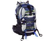 Coleman Kids Hydration Backpack Blue and Green with Landscape Doodles